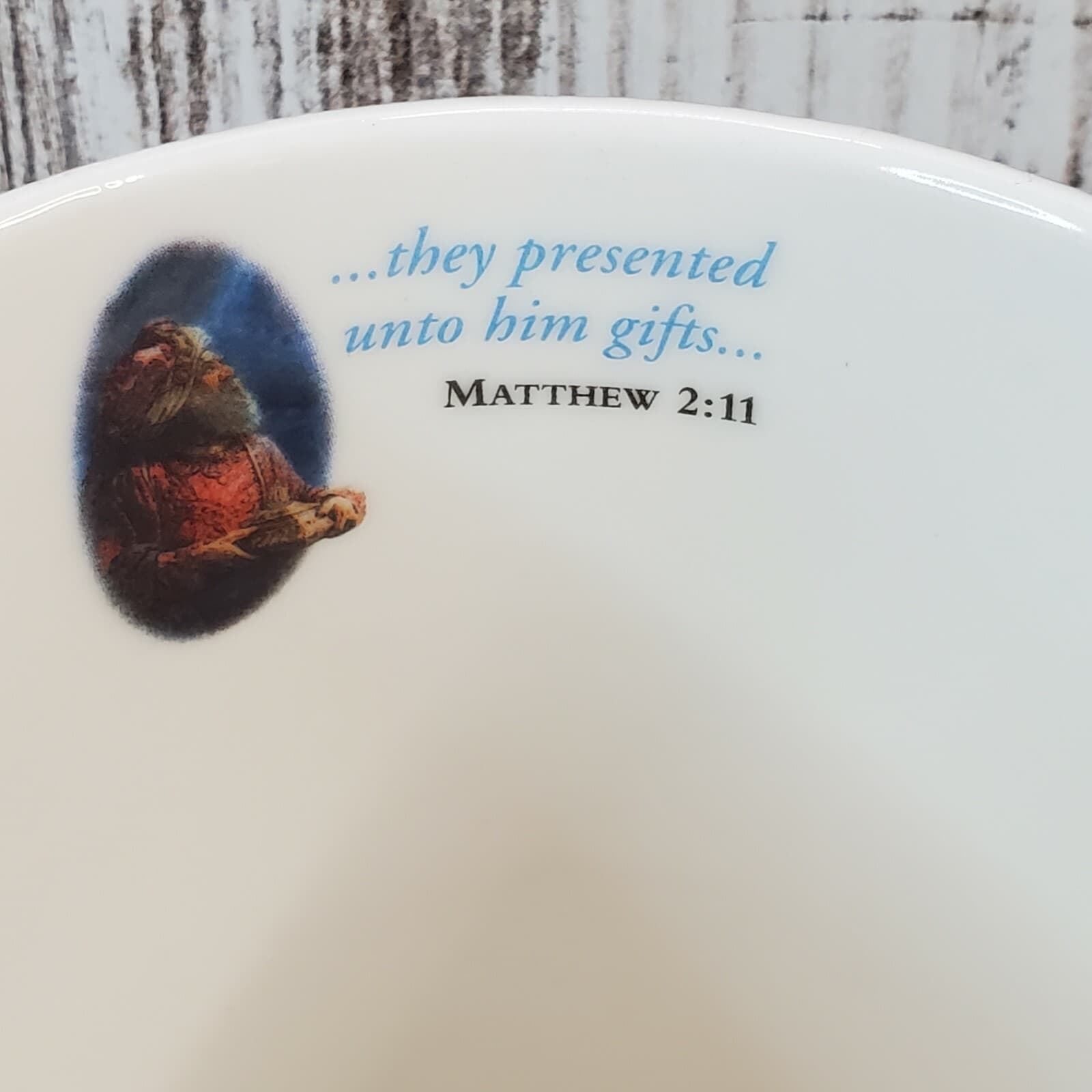 2001 AMCAL "...and wise men came bearing gifts" For the Gift of Art Coffee Mug - Thumbnail 2