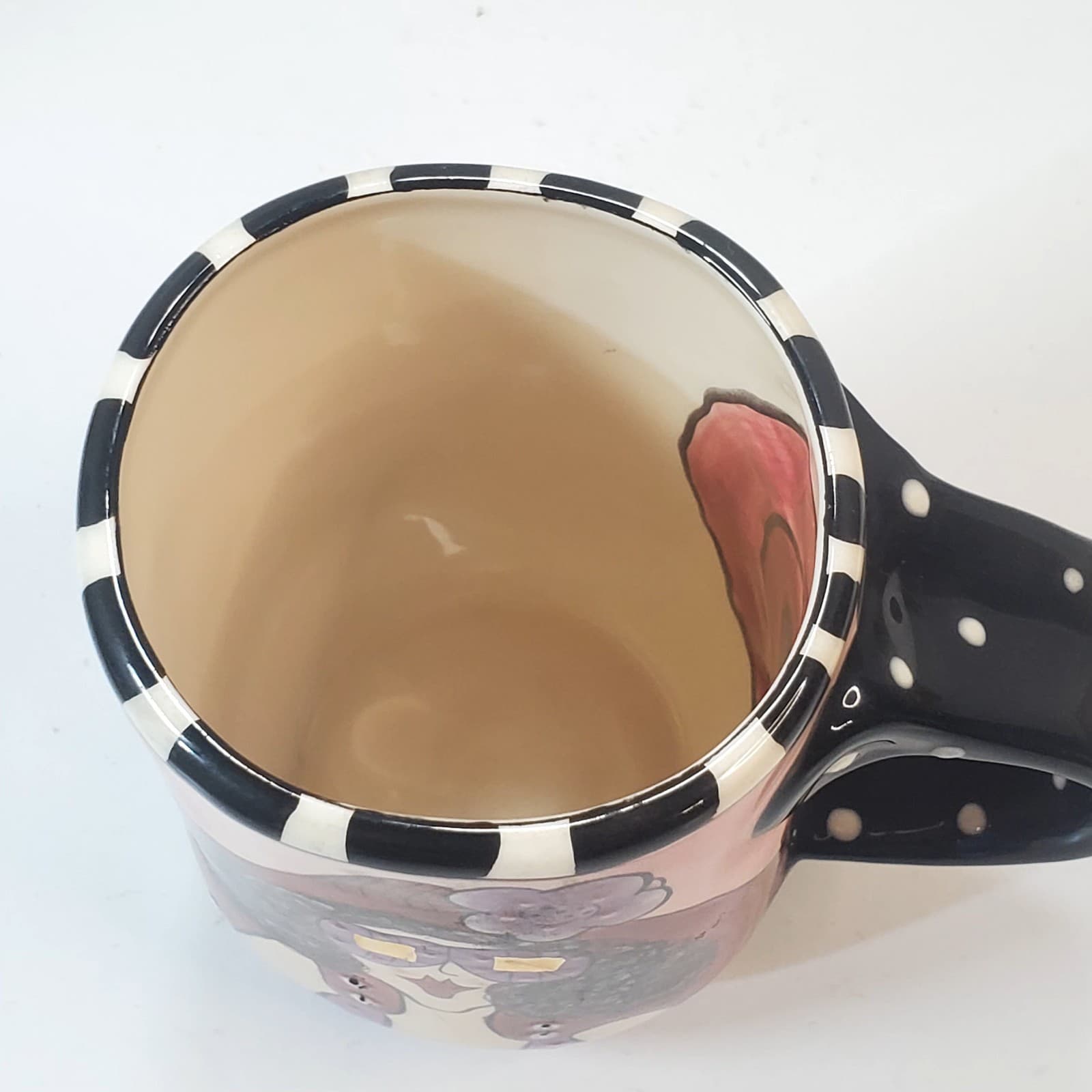 SWAK Coffee Mug I base my fashion taste on what doesn't itch 2004 Signed Kitschy - Thumbnail 2