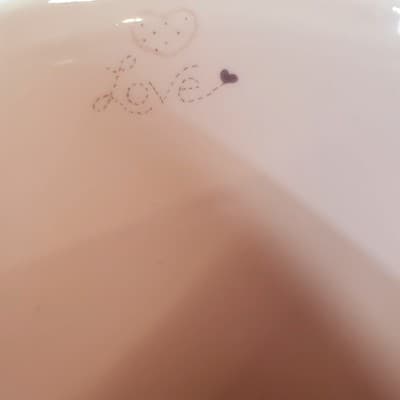 Vtg 1993 Enesco Knitting Sewing Kitty Cat Friendship Mends Heart Coffee Mug Cup - Thumbnail 2