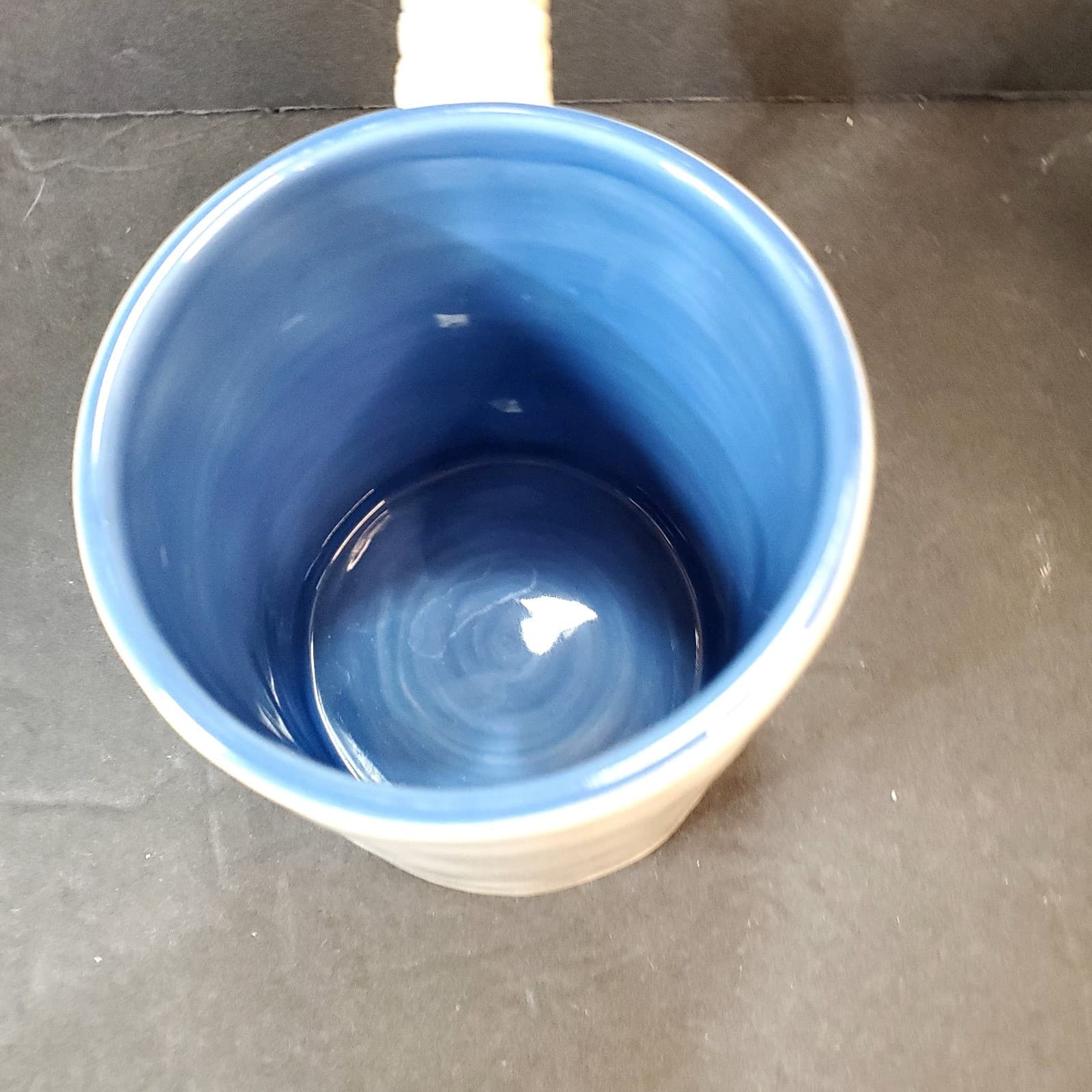 Vintage Captain Mug Nautical 3D Rope Handle Ceramic Partner Grasslands Road - Thumbnail 5