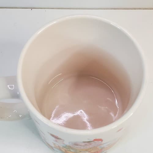Vtg Sakura Cheryl Ann Johnson Santas Magical Cookies Christmas Coffee Mug Cup - Thumbnail 4