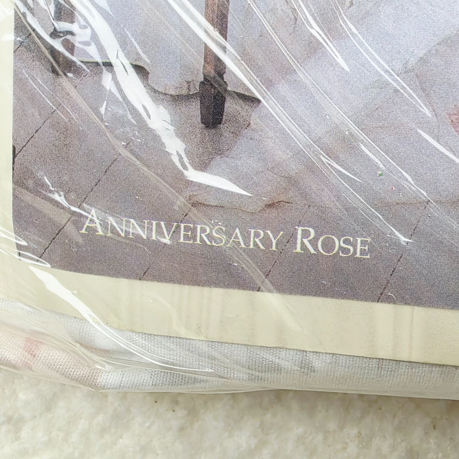Vtg Jessica McClintock Anniversary Rose Egyptian Cotton Queen Fitted Sheet NOS - Thumbnail 9