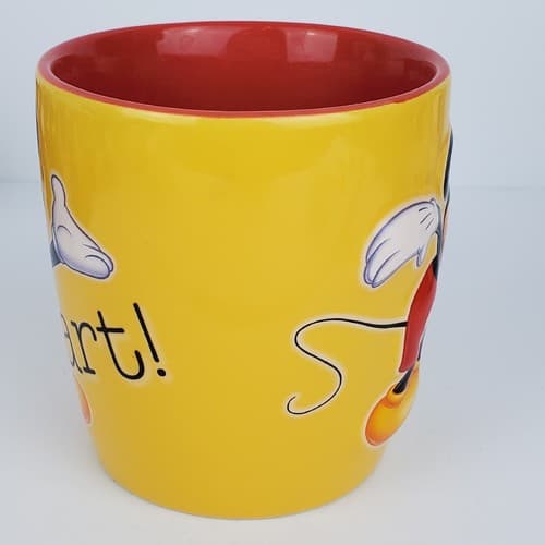 Disney Mickey Mouse 3D Embossed Mug Smart Funny Disney Parks Exclusive - Thumbnail 4