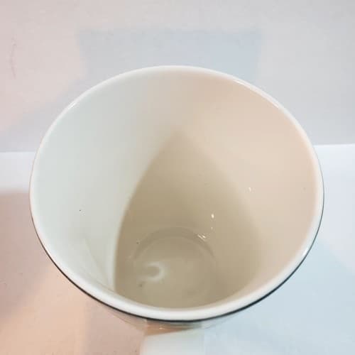 222 Fifth Porter's Village Coffee Tea Mug Cup Tan Green Yellow PTS International - Thumbnail 5