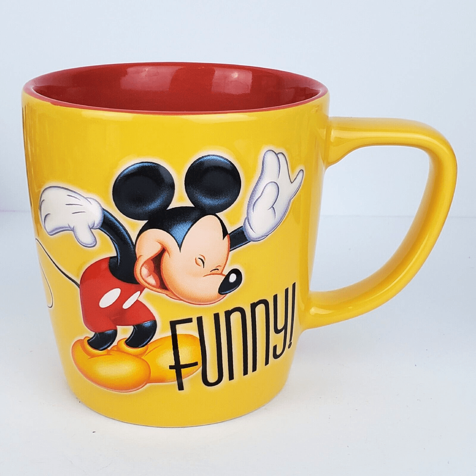 Disney Mickey Mouse 3D Embossed Mug Smart Funny Disney Parks Exclusive