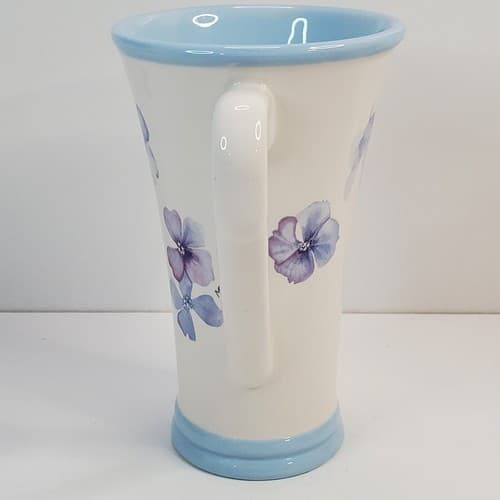 Marjolein Bastin Nature’s Sketchbook Tall Coffee Mug Cup Blue Floral Butterfly - Thumbnail 7