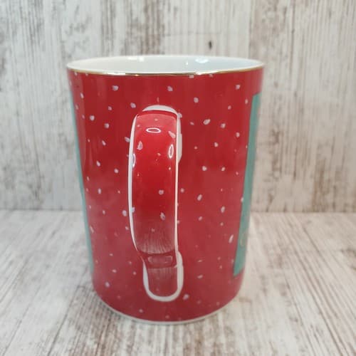 Vtg 1999 Dept 56 Santa's Clothes Coat Vest Boots Christmas Holiday Coffee Mug - Thumbnail 5