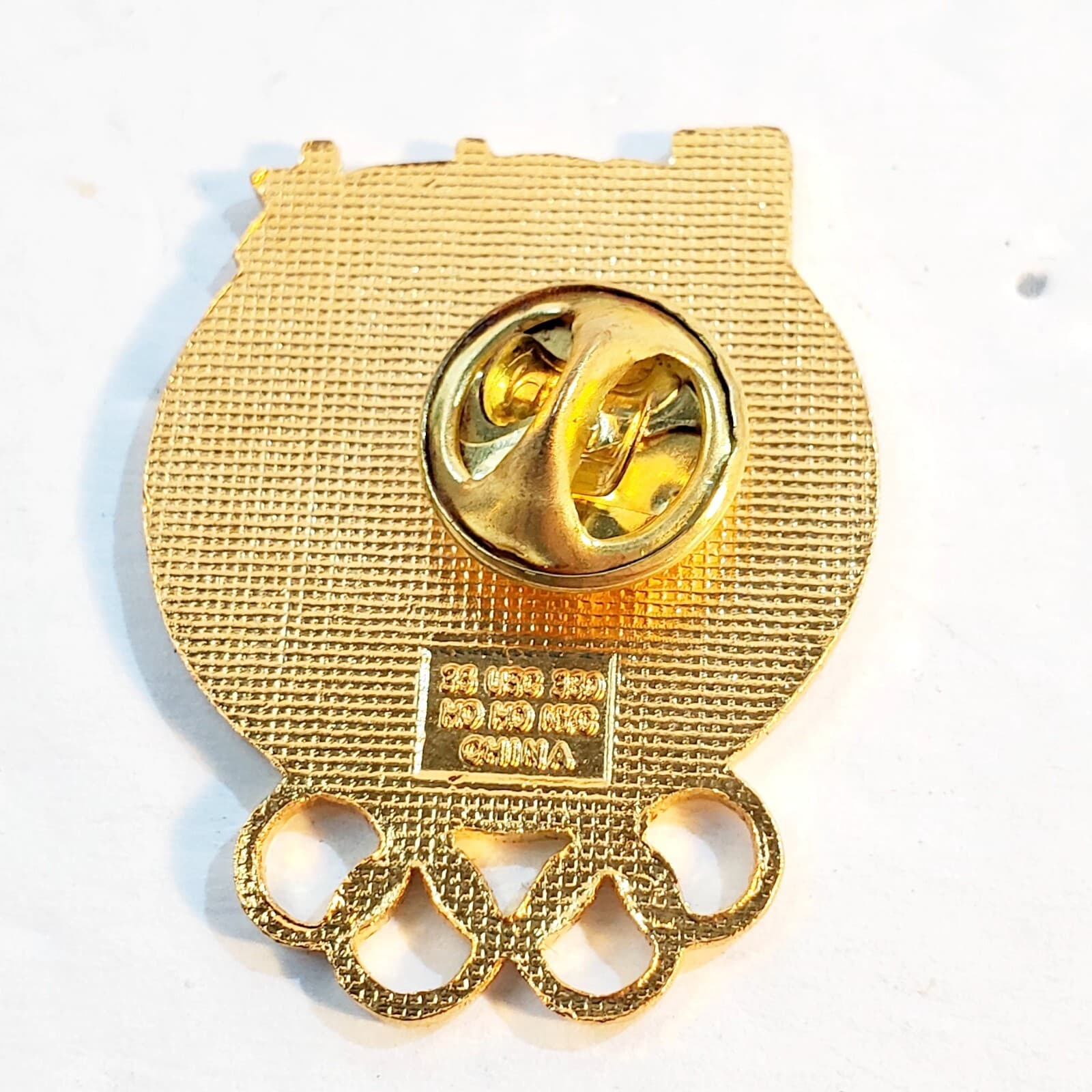 Vtg 1996 Atlanta Olympics BASKETBALL Kodak Worldwide Sponsor Enamel Lapel Pin - Thumbnail 2