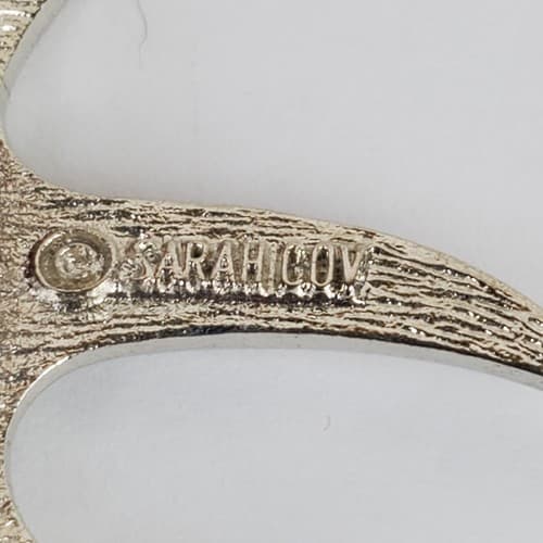 Vintage SARAH COVENTRY Silver Tone Mid Century Modernist Retro Bird Brooch Pin - Thumbnail 3