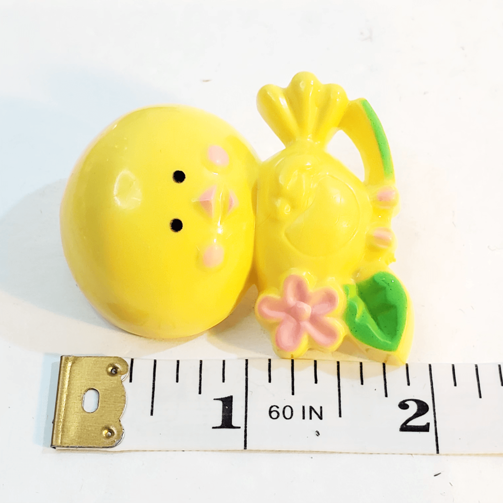 Vtg Avon Pin Pal Chicken Little Fragrance EMPTY Glace Brooch Pin w/ Original Box - Thumbnail 12