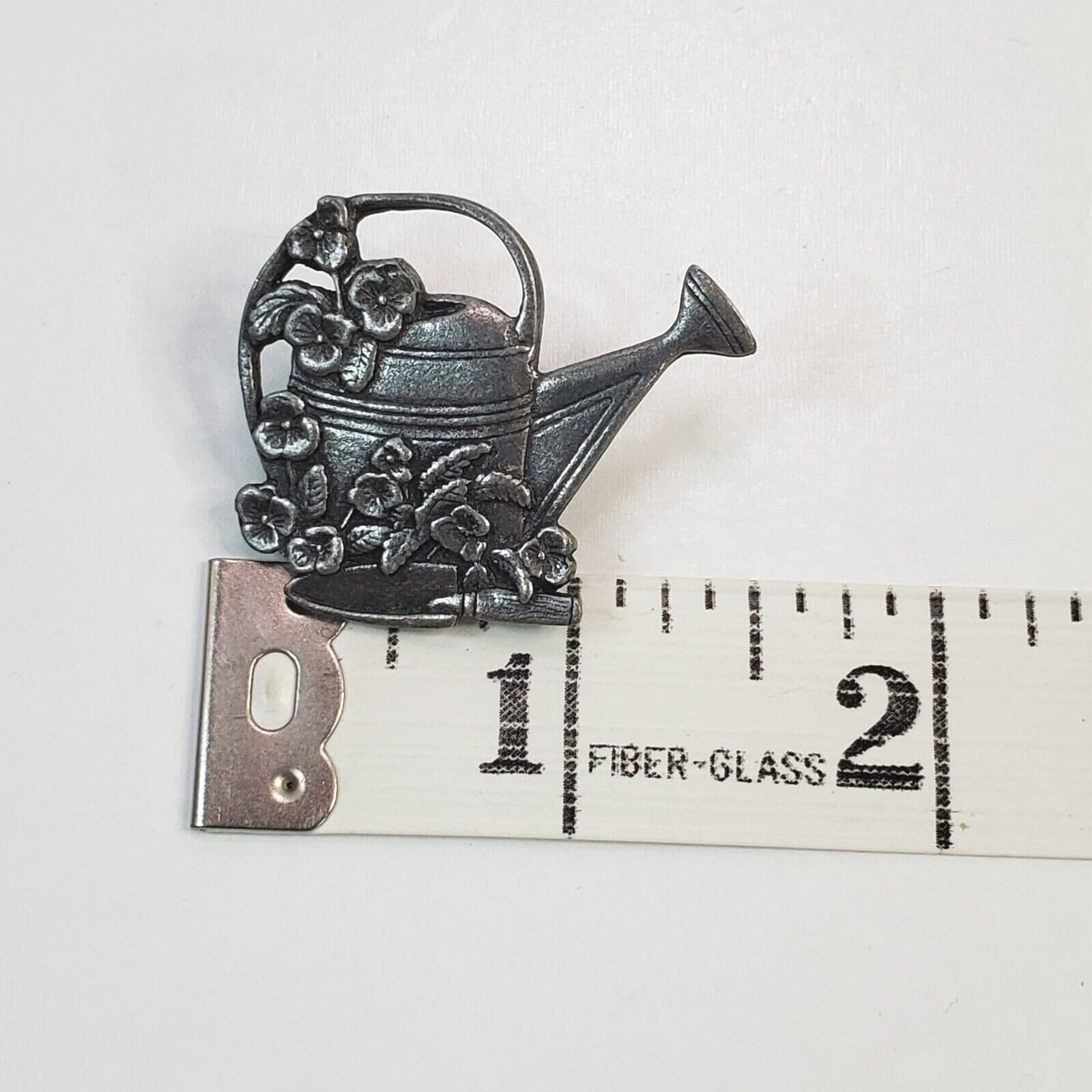 Birds & Blooms 2000 Limited Edition Watering Can with Flowers Garden Pin Brooch - Thumbnail 4