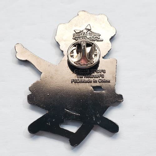 Universal Studios Silver Tone Metal Multicolor Enamel Betty Boop Brooch Pin 2008 - Thumbnail 3