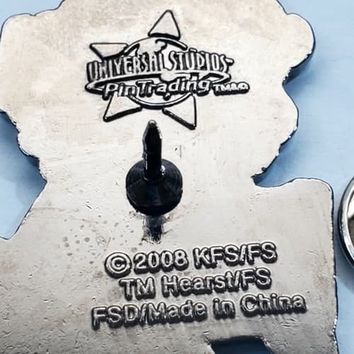 Universal Studios Silver Tone Metal Multicolor Enamel Betty Boop Brooch Pin 2008 - Thumbnail 5