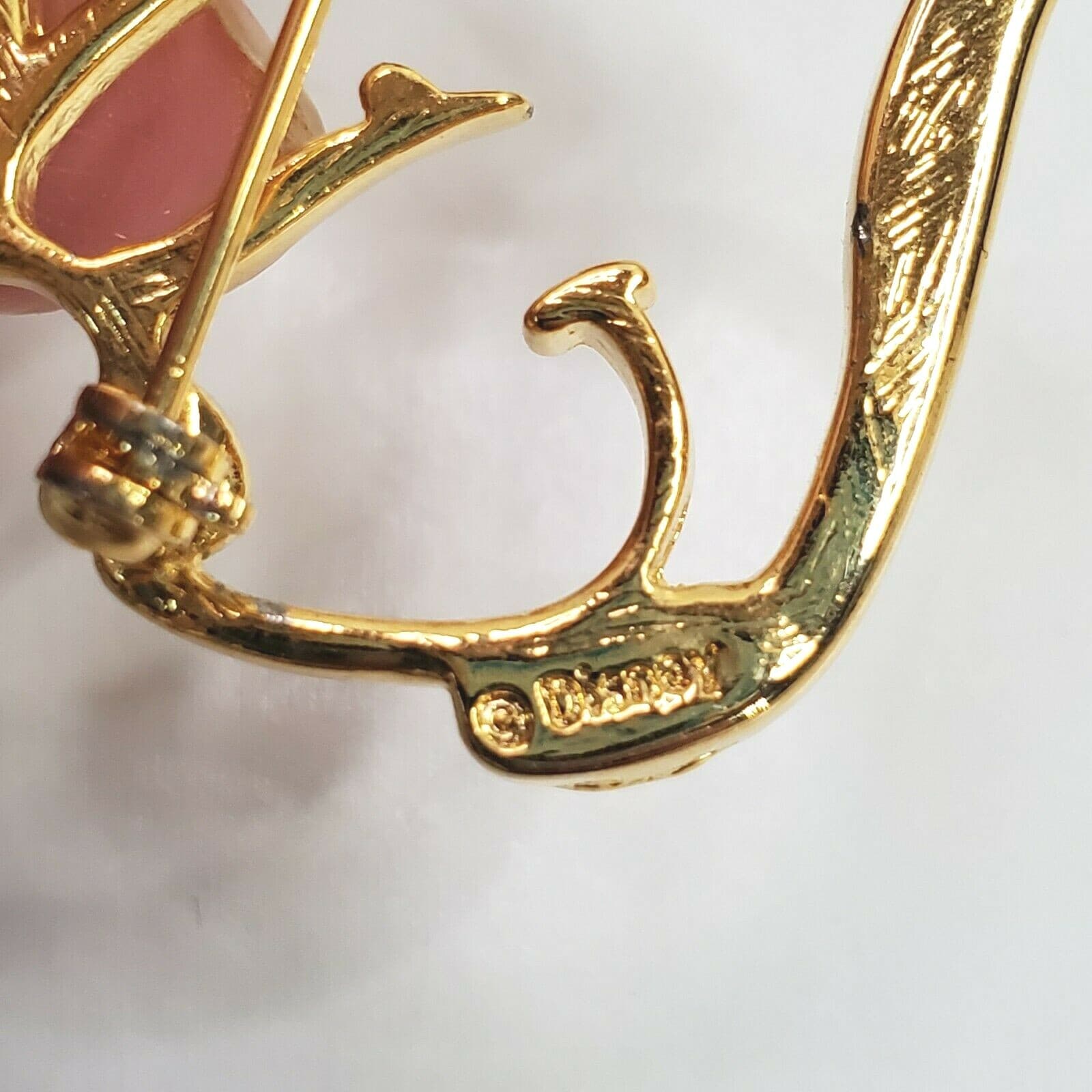 Disney Winnie The Pooh Gold Tone Outline Head Pin 100 Acre Collection Brooch - Thumbnail 3