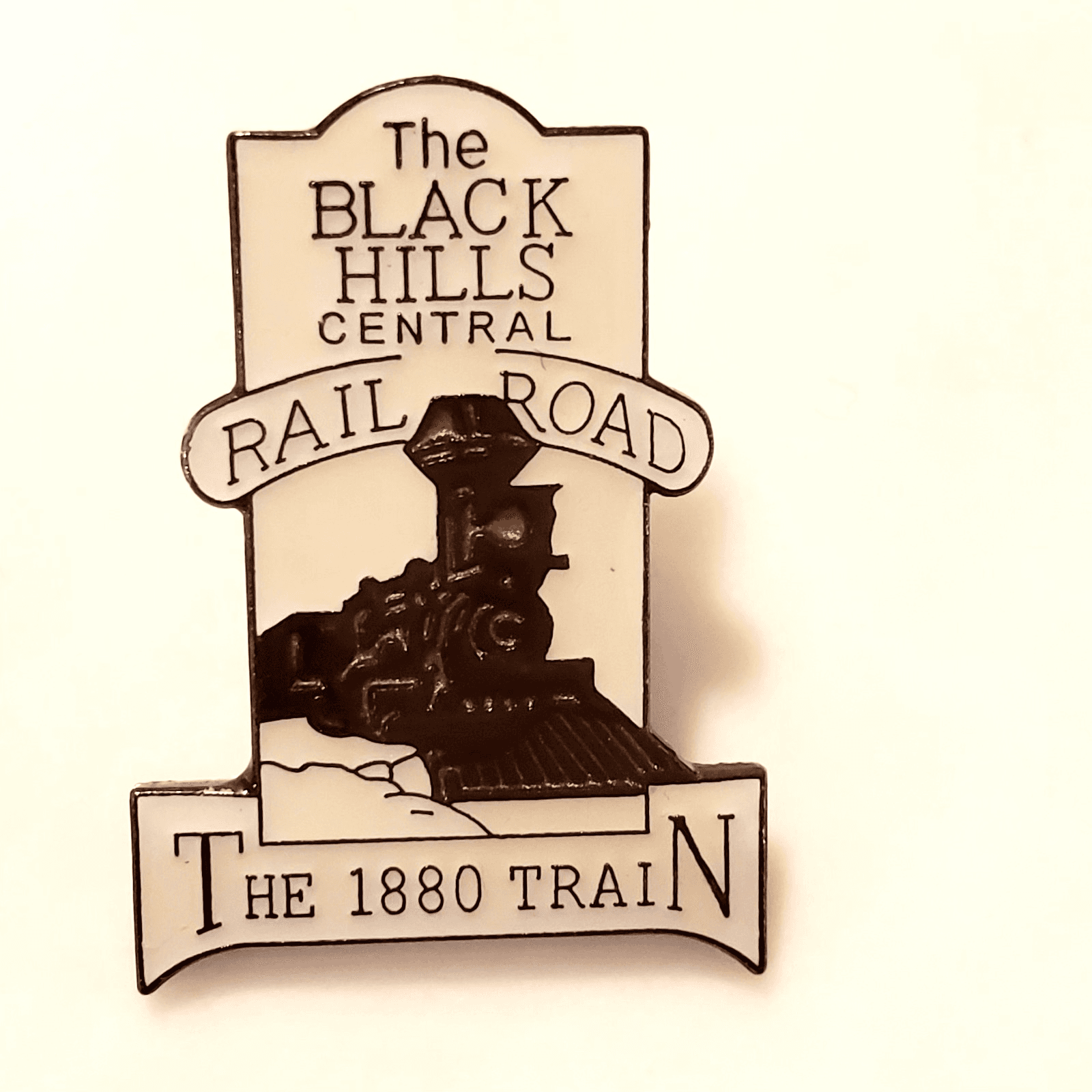 The Black Hills Central Railroad 1880 Train Lapel Enamel Cap Lapel Conductor Pin