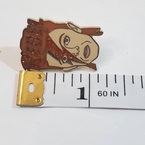 David Bowie Express Yourself Ziggy Stardust Glam Enamel Tack Cap Lapel Pin - Thumbnail 4