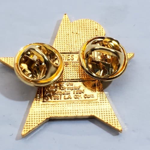 Vtg 1984 Sam the Eagle Pentathlon Los Angeles Olympic Star Tack Lapel Cap Pin - Thumbnail 2