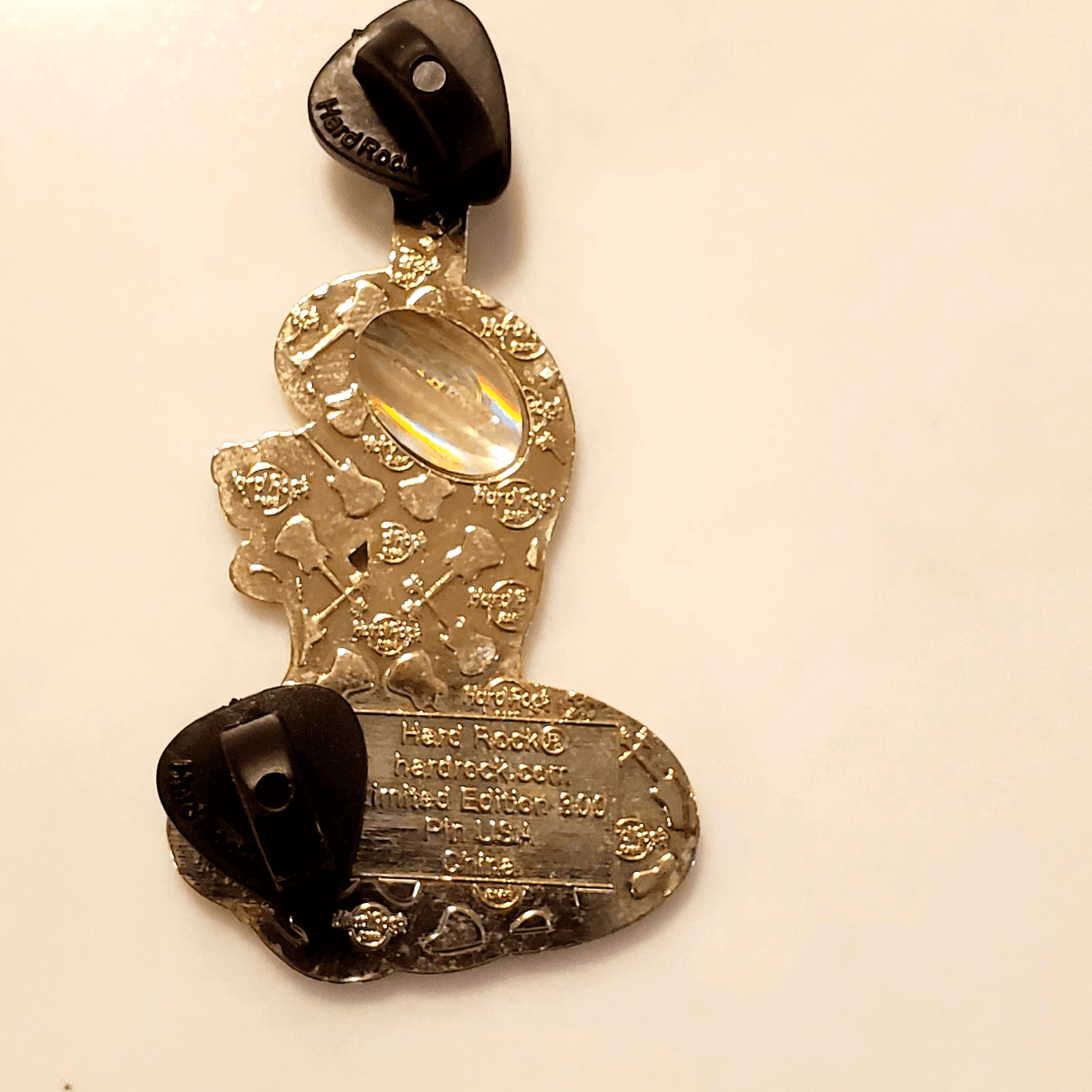 Hard Rock Cafe Orlando LIVE Rattlesnake Guitar Tack Lapel Cap Pin 2009 - Thumbnail 2