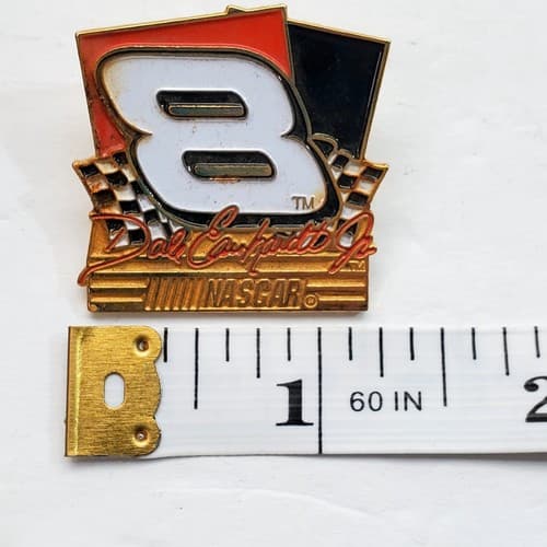 Vintage Nascar Racing Dale Earnhardt Jr #8 Signature Logo Hat Tack Pin 2000 - Thumbnail 3