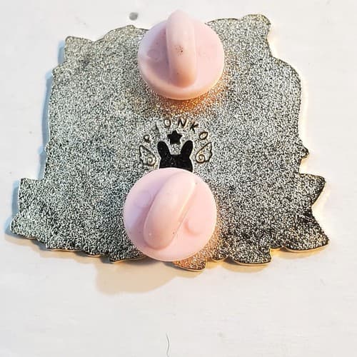 Pyonko Panda Pink Cake Fantasy Metal Enamel Lapel Tack Pin - Thumbnail 2