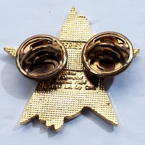 Vtg 1984 Sam the Eagle Gymnastics Los Angeles Olympic Star Tack Lapel Cap Pin - Thumbnail 2