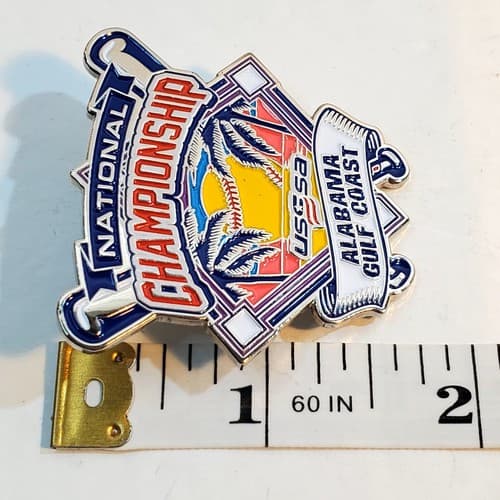 Alabama Gulf Coast USCSA Fastpitch National Championship Enamel Pin - Thumbnail 3
