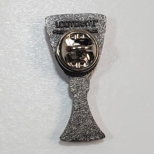Lootcrate Bronze Tone Medieval Chalice Goblet Cup Collectible Lapel Cap Coat Pin - Thumbnail 2