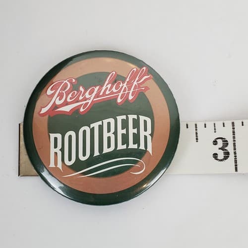 Vintage Berghoff Root Beer Promotional Pin Berghoff Restaurant Chicago - Thumbnail 4