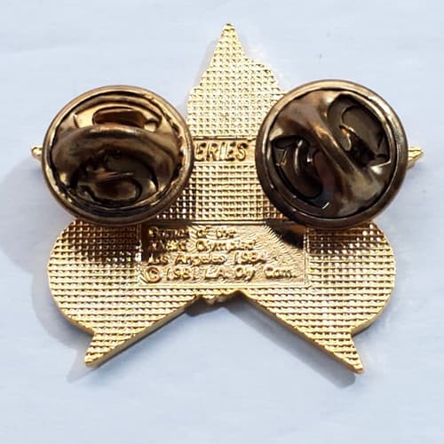 Vintage 1984 Sam the Eagle Cycling Los Angeles Olympic Star Tack Lapel Cap Pin - Thumbnail 2