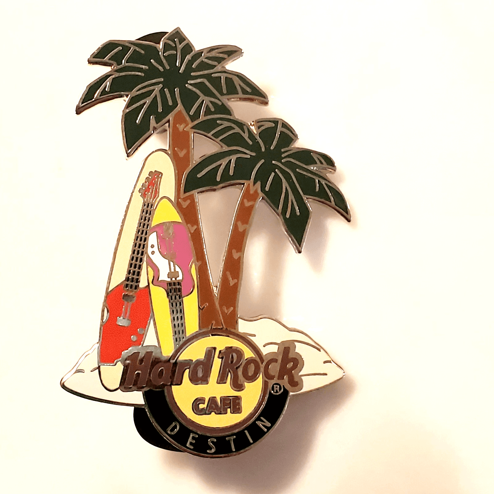 Vintage Hard Rock Cafe Destin Surfboard Series Limited Edition Lapel Cap Pin