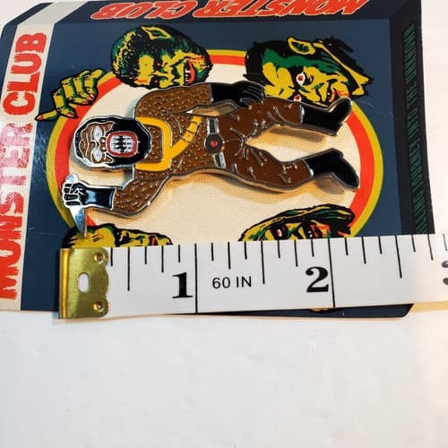 Monster Club Enamel Lapel Tack Pin 2.25 inch - Thumbnail 3