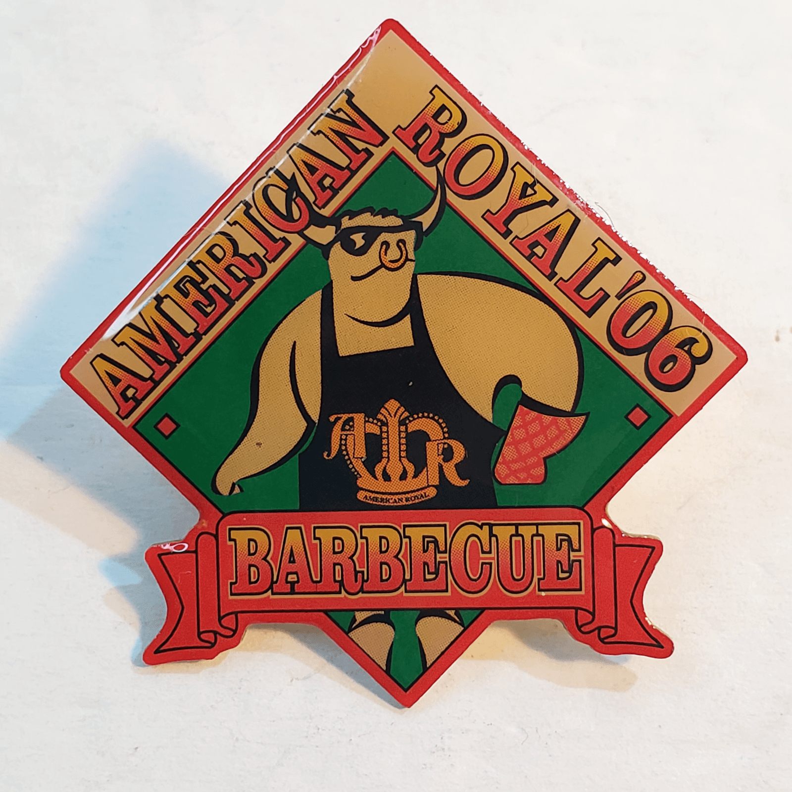 American Royal 2006 Barbecue BBQ Tack Lapel Cap Pin Bull