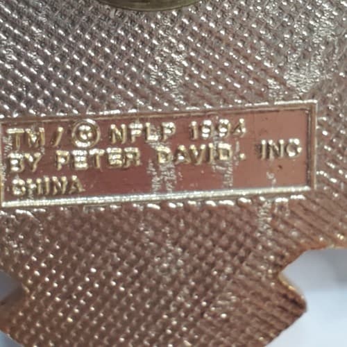 Vintage Super Bowl XXIX Miami NFL Championship Jan. 29, 1995 Peter David Pin - Thumbnail 3