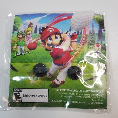 Mario Golf Super Rush Pin Set Gamestop Exclusive Preorder Bonus Mario & Peach - Thumbnail 2