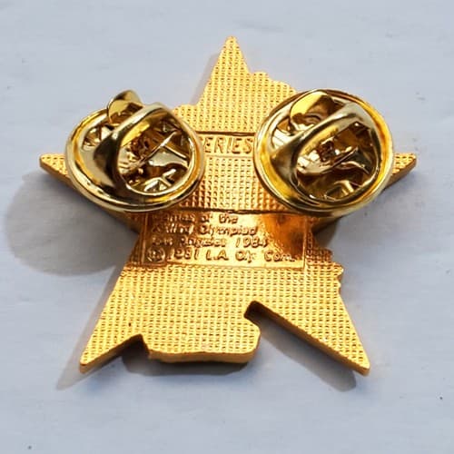 Vintage 1984 Sam the Eagle Baseball Los Angeles Olympic Star Tack Lapel Cap Pin - Thumbnail 2