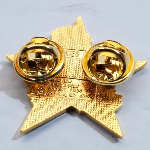 Vtg 1984 Sam the Eagle Long Jump Los Angeles Olympic Star Tack Lapel Cap Pin - Thumbnail 2
