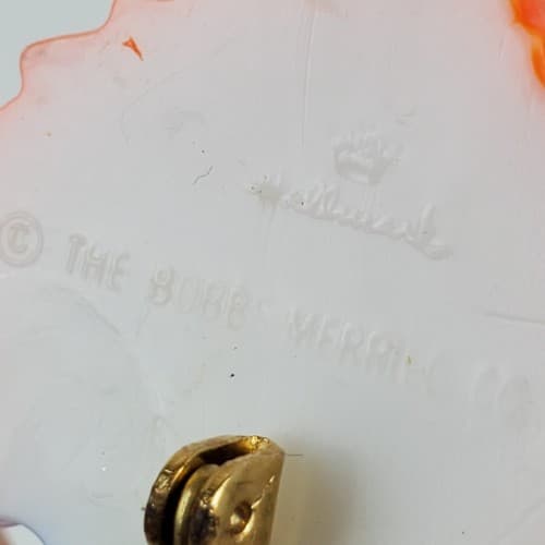 Vintage Hallmark 1974 Raggedy Ann Plastic Pin The Bobs Merrill Company Inc - Thumbnail 3