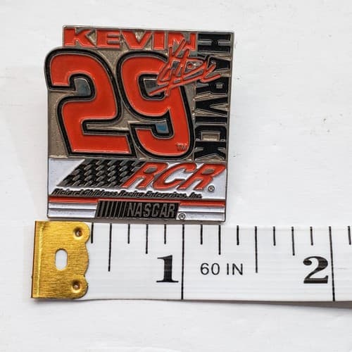 Nascar Racing Kevin Harvick RCR Logo Motorsports #29 Signature Logo Hat Tack Pin - Thumbnail 3