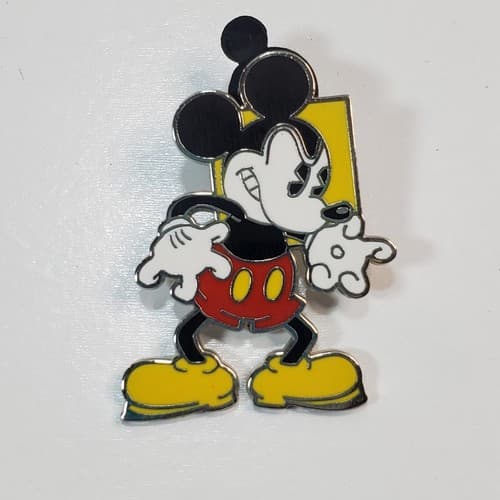 Disney 2010 Booster Collection Oh Mickey! Angry Mickey Trading Lapel Cap Pin