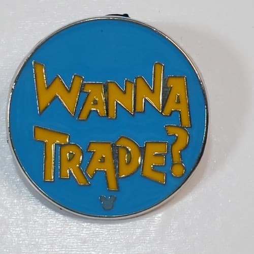 Disney WDW 2010 Hidden Mickey Series Trading Lapel Pin Phrases Wanna Trade?