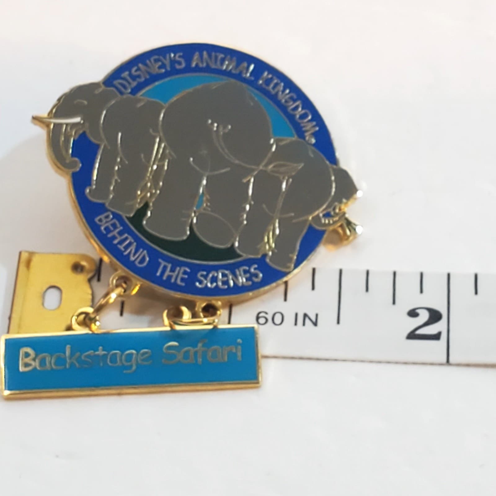 Disney 2005 Animal Kingdom Backstage Safari Tour Elephants Behind The Scenes Pin - Thumbnail 6
