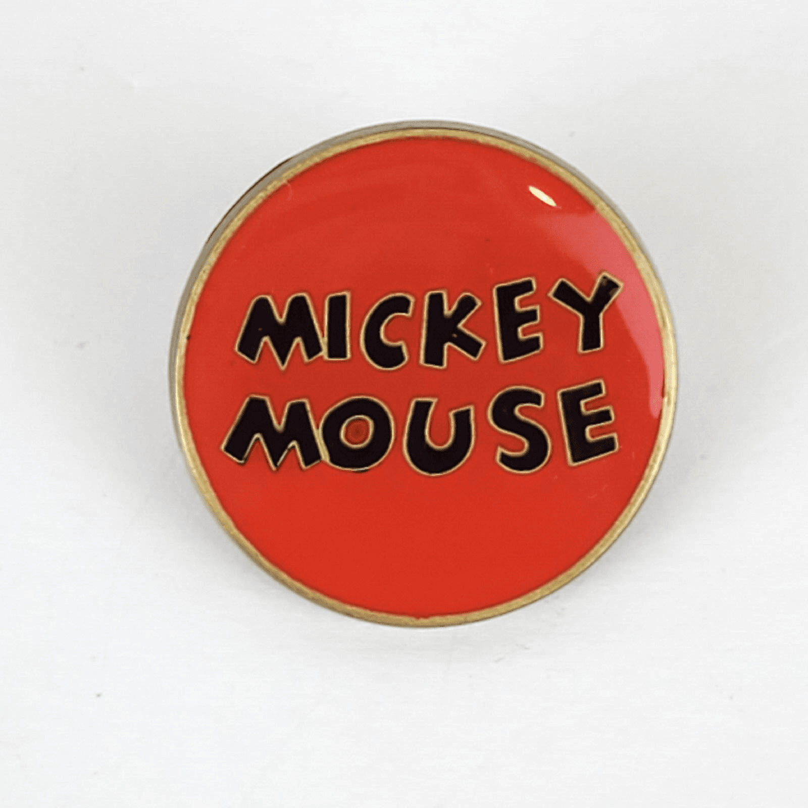 Disney Mickey Mouse Red Round Trading Pin Junk Food 2018 Target