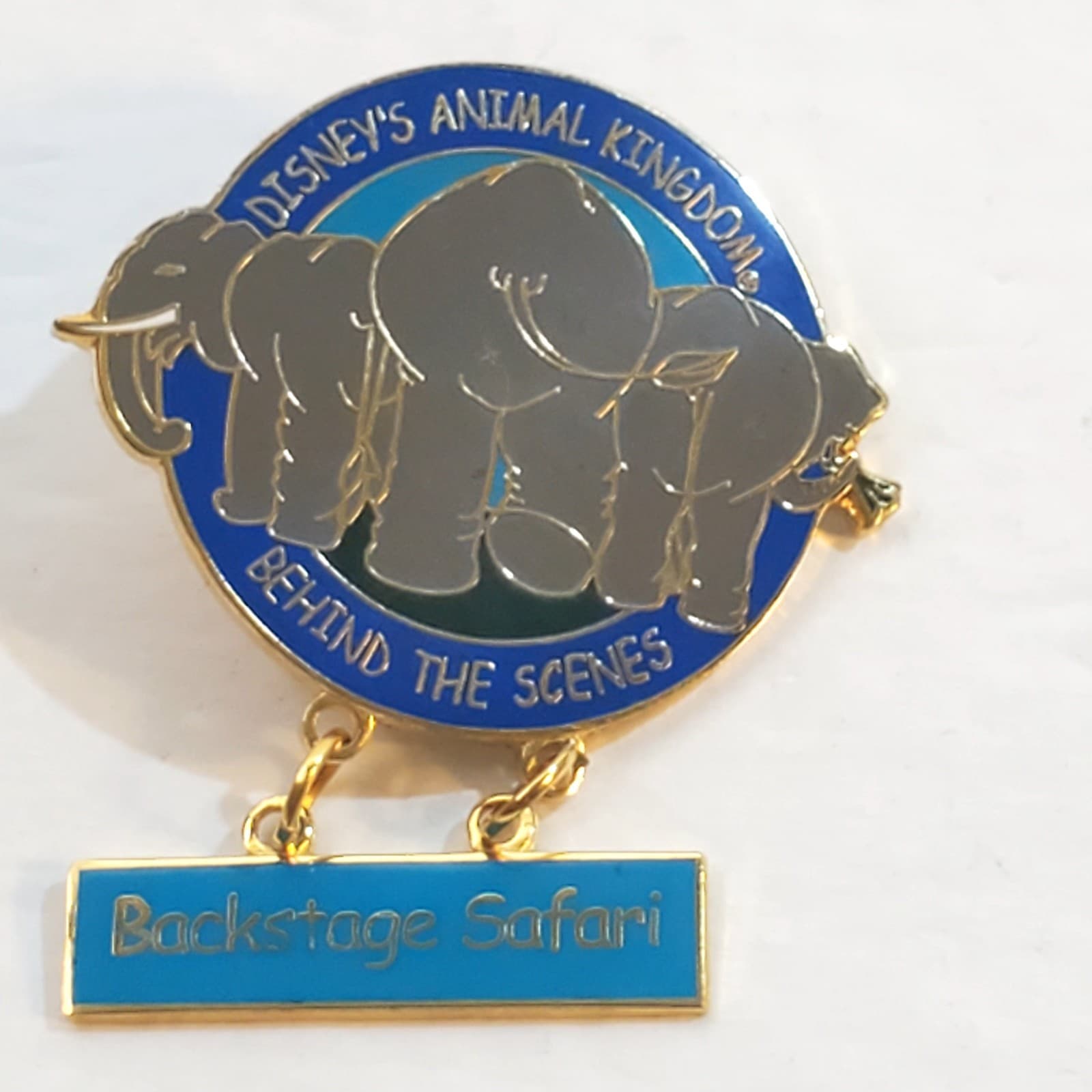 Disney 2005 Animal Kingdom Backstage Safari Tour Elephants Behind The Scenes Pin