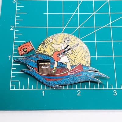 Joe Bonamassa Keeping The Blues Alive At Sea Barcelona 2019 Enamel Lapel Cap Pin - Thumbnail 3