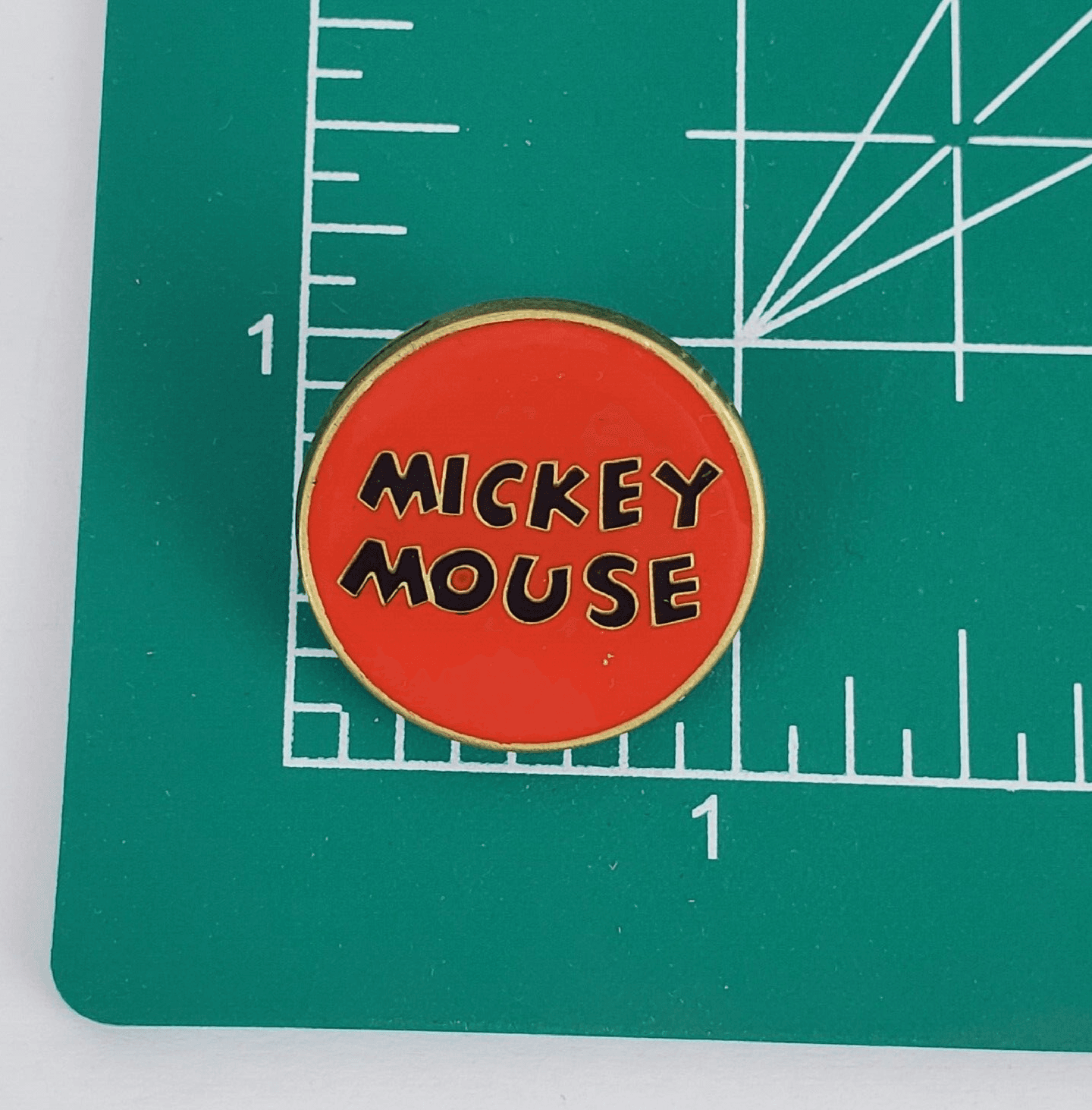 Disney Mickey Mouse Red Round Trading Pin Junk Food 2018 Target - Thumbnail 3