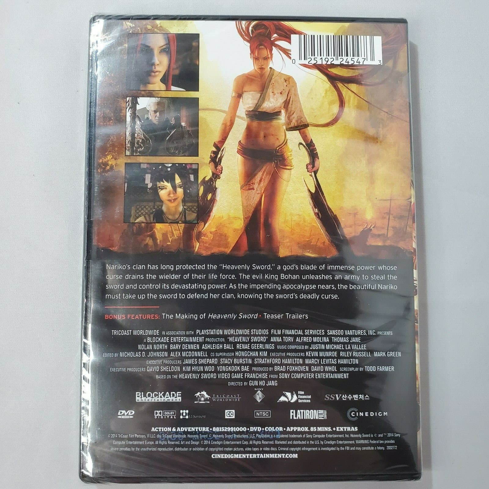 Heavenly Sword DVD Alfred Molina Anna Troy Thomas Jane New Factory Sealed - Thumbnail 2
