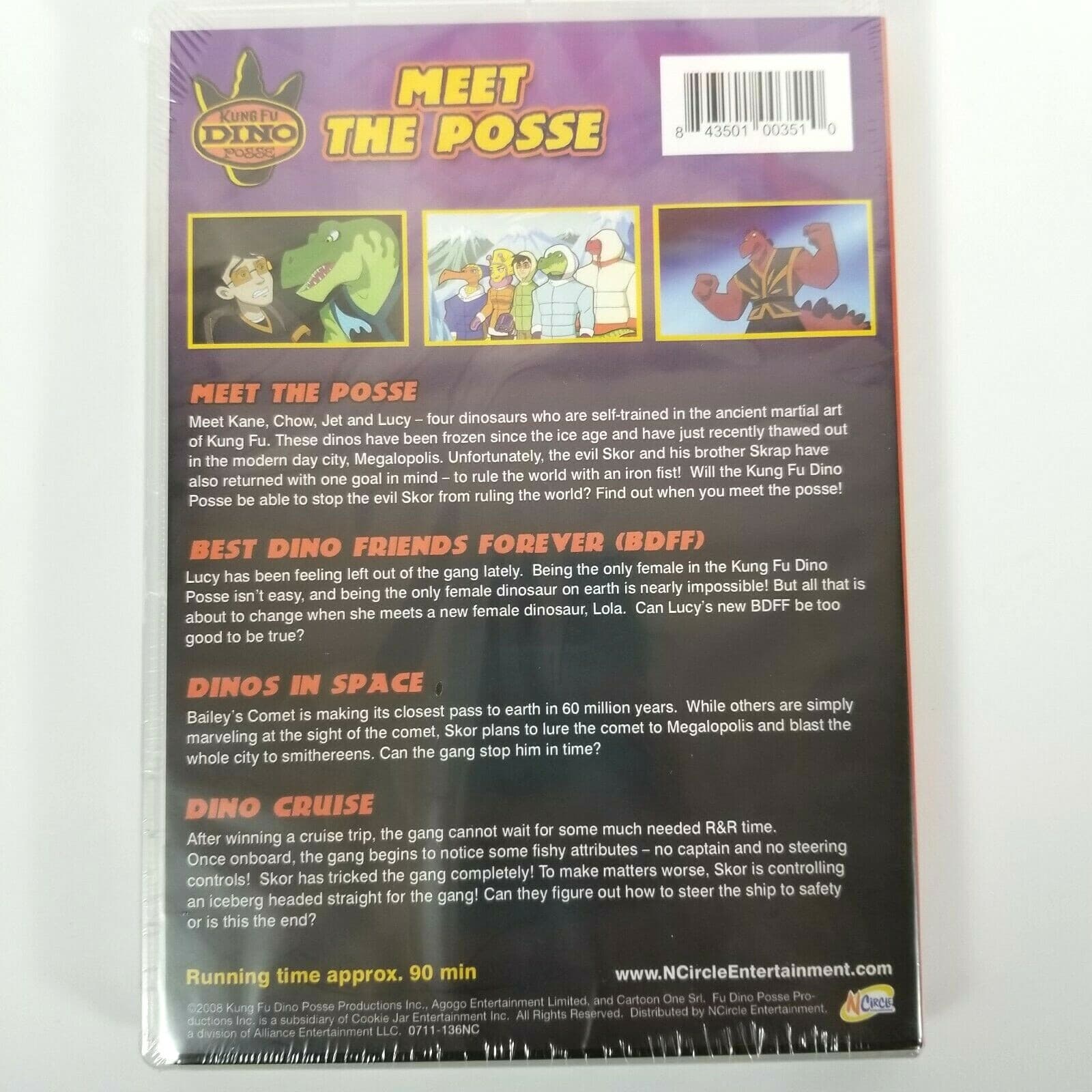 Kung Fu Dino Posse: Meet the Posse (DVD, 2012) NEW SEALED - Thumbnail 2