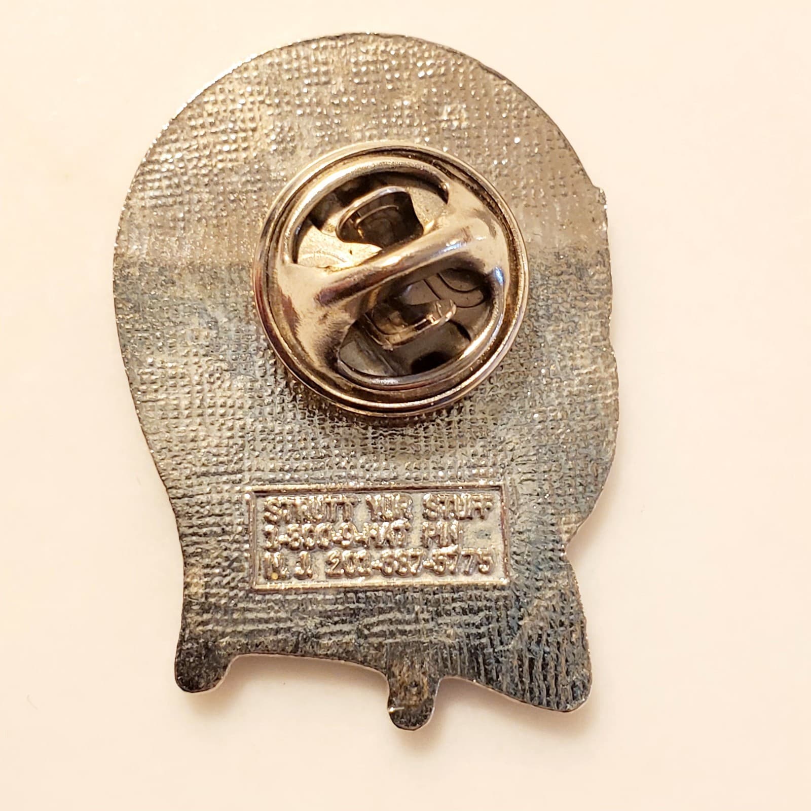 Vintage Metal Enamel Dean Hall Indycar 500 Cart Insight Helmet Lapel Cap Pin - Thumbnail 2