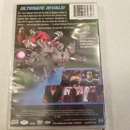 Transformers Prime: Ultimate Rivals New Sealed DVD - Thumbnail 2