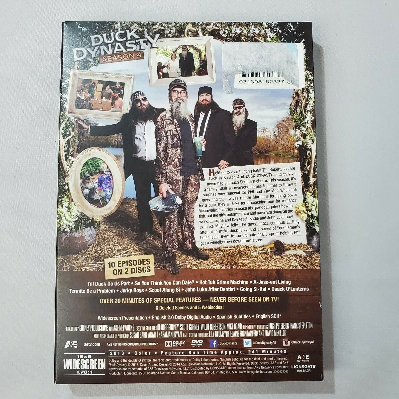 Duck Dynasty: Season 4 (DVD, 2014, 2-Disc Set) New Sealed - Thumbnail 2